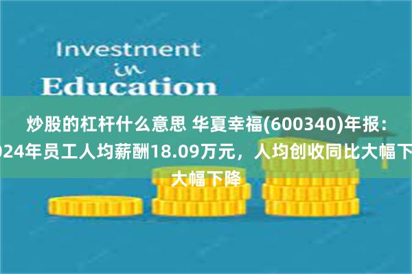 炒股的杠杆什么意思 华夏幸福(600340)年报：2024年员工人均薪酬18.09万元，人均创收同比大幅下降