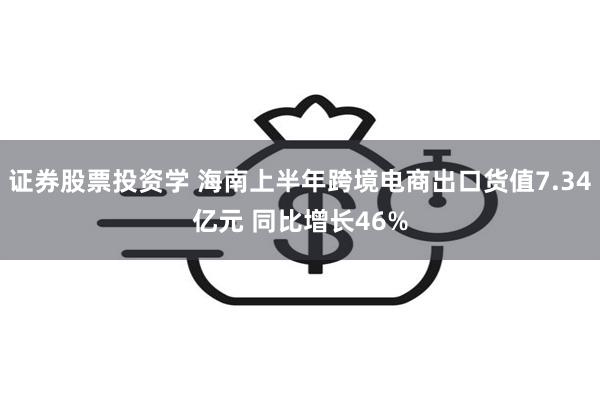 证券股票投资学 海南上半年跨境电商出口货值7.34亿元 同比增长46%